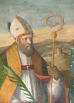Benedetto Coda, Sant'Apolinare, Trittico di Torricella (particolare) - Museo Diocesano di Pennabilli (PU)