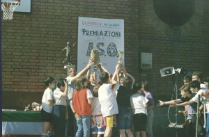 Premiazioni Torneo di Calcio 1990
